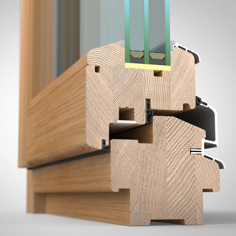 Holzfenster H90 DESIGN_Innenansicht (Profil)