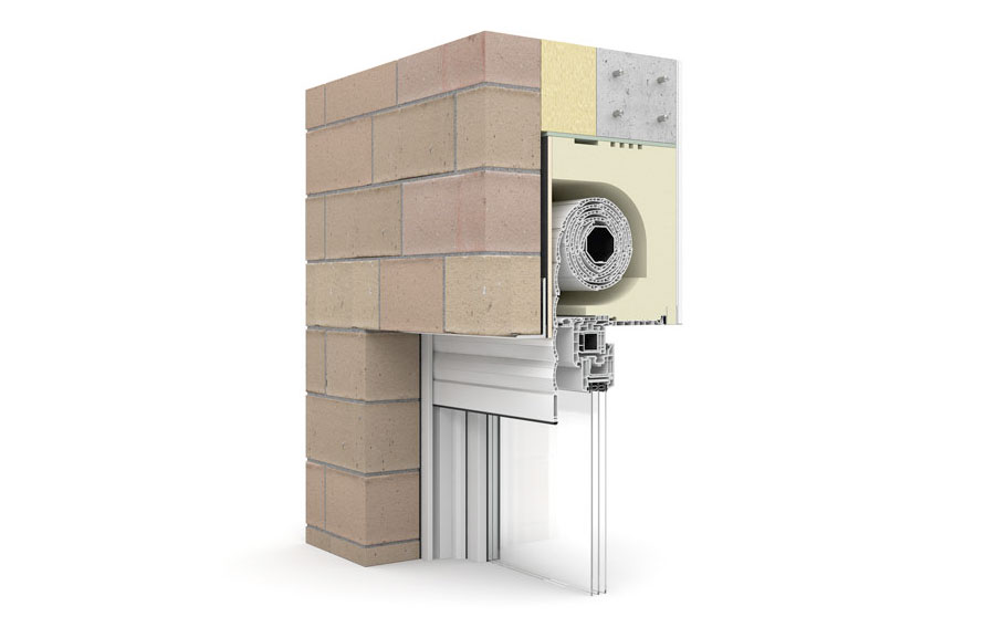 Combo IR,Ein dämmender Rollladen als Neubau-Aufsatzkastensystem mit Innenrevision.