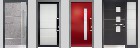 Moderne Haustüren aus Alu