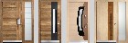 Moderne Haustüren aus Holz